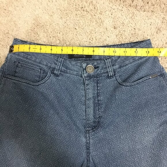 French Dressing Diamond Dot Print Jeans Blue With Light Jeans - Picture 12 of 16